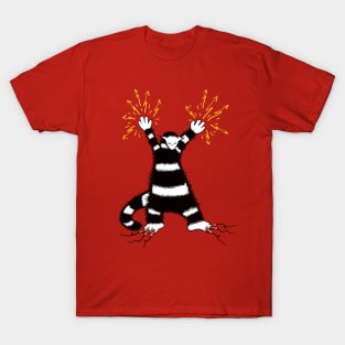 Cool Cute Weird Electro Cat Character T-Shirt